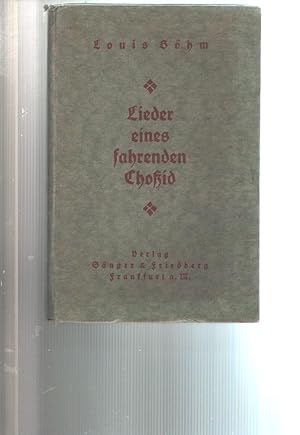 Image du vendeur pour Lieder eines fahrenden Chossid Humoristische Dichtungen fr Jdisch Geselligkeit. mis en vente par Windau Antiquariat