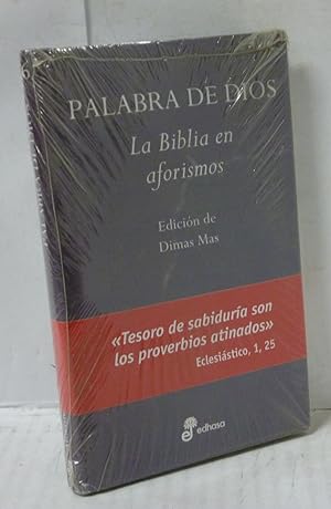Imagen del vendedor de PALABRA DE DIOS. LA BIBLIA EN AFORISMOS a la venta por LIBRERIA  SANZ