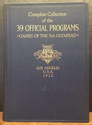 COMPLETE COLLECTION OF THE 39 OFFICIAL PROGRAMS. GAMES OF THE XTH OLYMPIAD