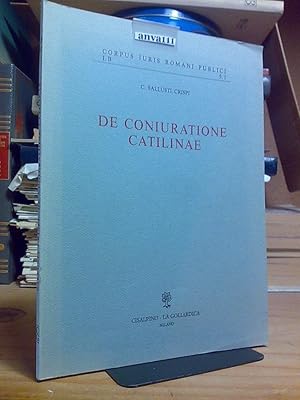 Immagine del venditore per C.Sallusti Crispi - DE CONIURATIONE CATILINAE - 1976 ( Cisalpino - Goliardica) venduto da Amarcord libri