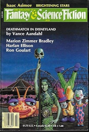 Imagen del vendedor de The Magazine of FANTASY AND SCIENCE FICTION (F&SF): July 1987 a la venta por Books from the Crypt