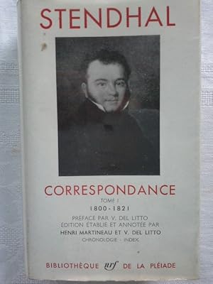 Correspondance, Tome I, 1800-1821