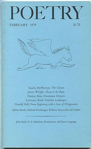 Bild des Verkufers fr Poetry: February 1979, Volume CXXXIII, Number 5 zum Verkauf von Between the Covers-Rare Books, Inc. ABAA