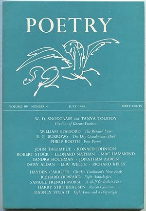 Seller image for Poetry: Volume CIV, Number 4, July 1964 for sale by Between the Covers-Rare Books, Inc. ABAA