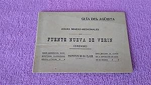 AGUAS MINERO MEDICINALES FUENTE NUEVA DE VERIN, GUIA DEL AGUISTA, ORENSE1909