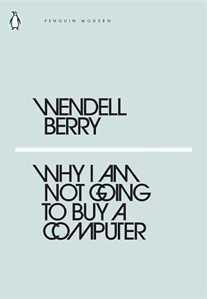 Bild des Verkufers fr Why I Am Not Going to Buy a Computer (Paperback) zum Verkauf von Grand Eagle Retail