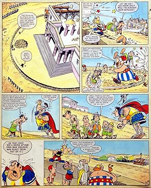 Bild des Verkufers fr Asterix In the Days of Good Queen Cleo 36 - Print zum Verkauf von Print Matters