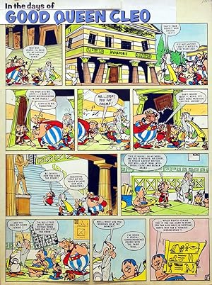 Bild des Verkufers fr Asterix In the Days of Good Queen Cleo 4 - Print zum Verkauf von Print Matters