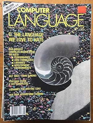 Imagen del vendedor de Computer Language Magazine vol. 5 #11, 12, vol. 6 #11, vol. 7 #1, 5, 6, 7, 8, 10, vol. 8 #2, 3, 4, 5, 6, 7, 8, 11, 12, vol. 9 #1, vol. 10 #2 a la venta por Molly's Brook Books