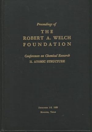 Atomic structure: Proceedings of the Robert A. Welch Foundation Conferences on Chemical Research,...