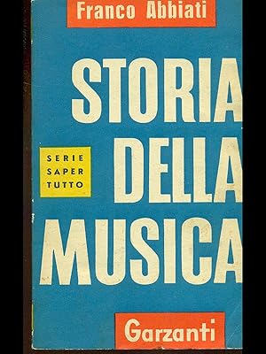 Imagen del vendedor de Storia della musica a la venta por Librodifaccia