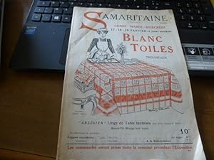 SAMARITAINE - BLANC TOILES Trousseaux - 17-18-19 janvier et jours suivants