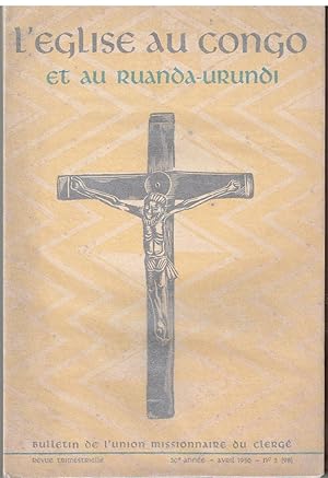 L'église au congo et au ruanda-urundi