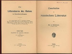 Geschichte der russischen Literatur,Zweiter (2.) Band