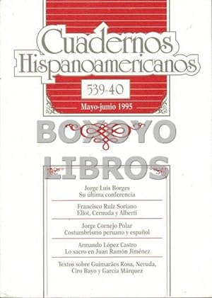 Cuadernos hispanoamericanos. Núm. 539-40 (Mayo-Junio, 1995)