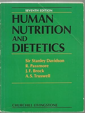 Seller image for Human Nutrition And Dietetics for sale by Sabra Books