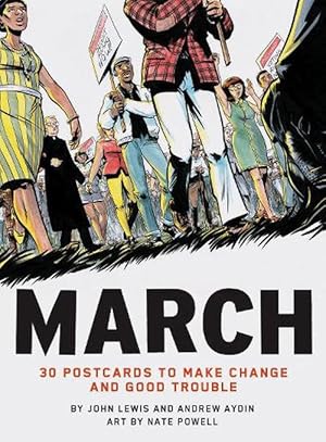 Seller image for March: 30 Postcards to Make Change and Good Trouble (Peanut Press/Palm Reader) for sale by Grand Eagle Retail