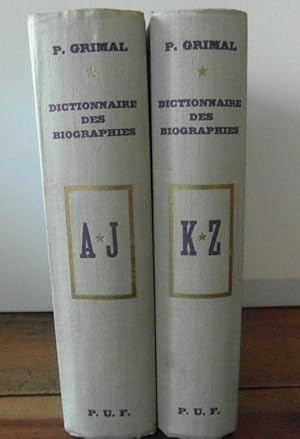 Dictionnaire des biographies 2 tomes