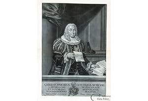 Image du vendeur pour SCHEURL, CHRISTOPH GOTTLIEB: CHRISTOPHORUS GOTTLIEB SCHEURL A DEFERSDORF IN FISCHBACH ET HEUCHLING REIPUBLICAE NORIMBERGENSIS SENATOR mis en vente par Antiquariat Dasa Pahor GbR