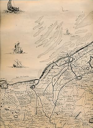 Immagine del venditore per Carte des Pais-Bas. Calais/Dunkerque - Montreuil - Amiens venduto da Barter Books Ltd