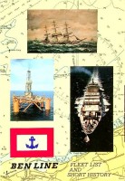 Bild des Verkufers fr Ben Line Fleet list and Short History zum Verkauf von nautiek