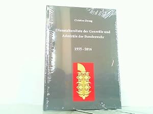 Imagen del vendedor de Dienstaltersliste der Generle und Admirle der Bundeswehr 1955 - 2016. a la venta por Antiquariat Ehbrecht - Preis inkl. MwSt.