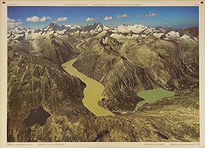 Flugbild Grimsel und Berner Alpen