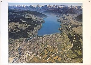 Flugbild Thun und Berner Oberland