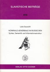 Immagine del venditore per Nominale Adverbiale im Russischen venduto da SKULIMA Wiss. Versandbuchhandlung