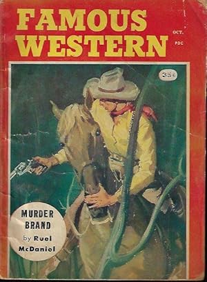 Bild des Verkufers fr FAMOUS WESTERN: October, Oct. 1958 zum Verkauf von Books from the Crypt