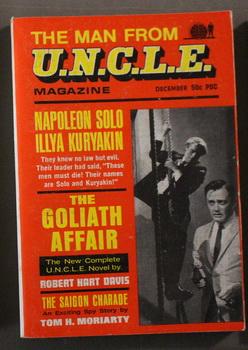 Seller image for MAN FROM U.N.C.L.E. MAGAZINE. Volume 2 #5. December / 1966 { Uncle TV Series Tie-In Pulp Digest } "The Goliath Affair" for sale by Comic World