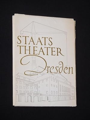 Bild des Verkufers fr Programm Kabarett "Die Herkuleskeule" am Staatstheater Dresden 1962/ 63. LERNE LEITEN OHNE ZU FRAGEN. Regie: Kurt Zimmermann, musikal. Ltg.: Hans-Joachim Hutschenreuther, Ausstattung: Herbert Lchner. Mit Gisela Grube, Gertraude Grtze, Hans Glauche, Joachim Hfler u. Manfred Schubert zum Verkauf von Fast alles Theater! Antiquariat fr die darstellenden Knste