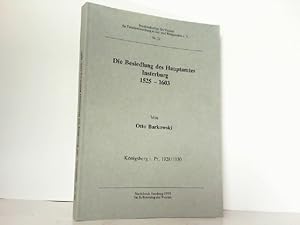 Die Besiedlung des Hauptamtes Insterburg unter Herzog Albrecht und Markgraf Georg Friedrich von A...