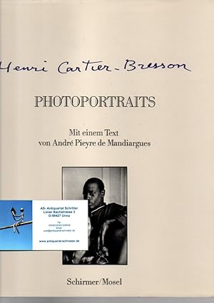 Immagine del venditore per Henri Cartier-Bresson. Photoportraits. venduto da Antiquariat Schrter -Uta-Janine Strmer