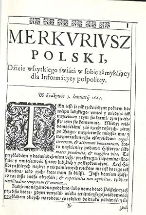 Bild des Verkufers fr Merkvrivsz Polski, zum Verkauf von Librairie Lettres Slaves - Francis