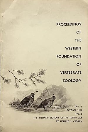 Bild des Verkufers fr The breeding biology of the Tufted Jay zum Verkauf von Acanthophyllum Books