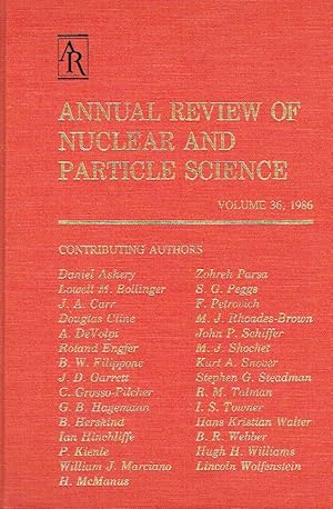 Immagine del venditore per 36: Annual Review of Nuclear and Particle Science: 1986 (Annual Review of Nuclear & Particle Science). venduto da Antiquariat Bernhardt