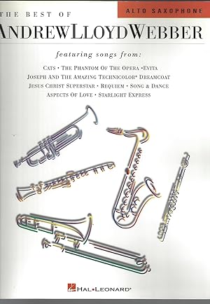 Seller image for The best of Andrew Lloyd Webber Alto Saxophone for sale by Vada's Book Store