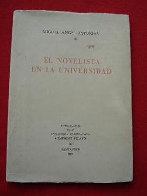 Imagen del vendedor de El novelista en la universidad a la venta por GALLAECIA LIBROS