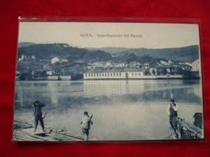 Tarxeta postal: Noia (Noya) - Inmediacións da Ponte de Noia. 1920
