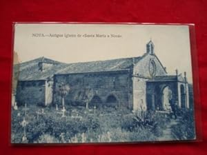 Tarxeta postal: Noia (Noya) - Antiga Igrexa de Santa María a Nova. 1920