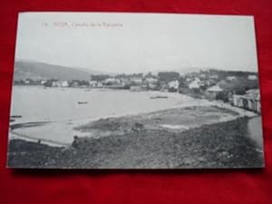 Tarxeta postal: Noia (Noya)- Praia da Barquiña. 1920