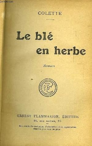 Immagine del venditore per LE BLE EN HERBE venduto da Le-Livre