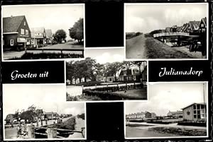 Ansichtskarte / Postkarte Julianadorp Den Helder Nordholland Niederlande, Teilansichten, Straßenp...