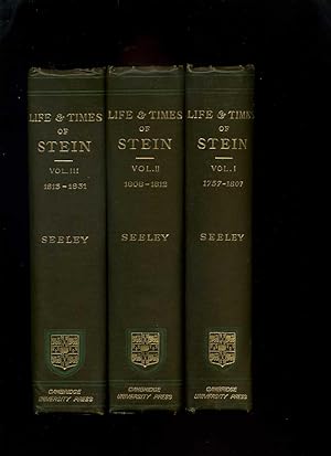 Life and Times of Stein, or Germany and Prussia in the Napoleonic Age 3 Volumes