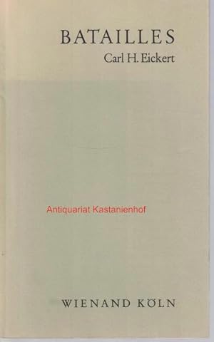 Imagen del vendedor de Batailles.,51 Gedichte. Nachwort: Walter Warnach, a la venta por Antiquariat Kastanienhof