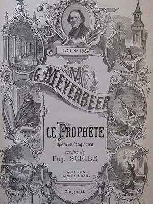MEYERBEER G. Le Prophète Opéra Piano Chant XIXe