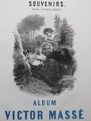 Souvenirs Célestin NANTEUIL Illustration XIXe siècle