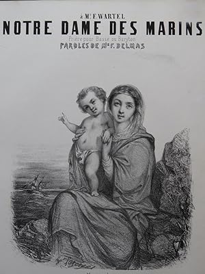 Notre Dame des Marins LAZERGES Hippolyte Illustration XIXe siècle