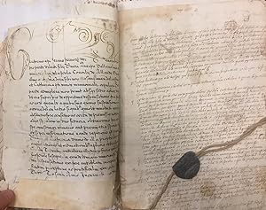 Conjunto de 18 documentos reales de la familia Queipo de Llano entre los años 1581 a 1766.